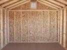 Inside: 10x12 Front Entry Peak Style Storage Shed